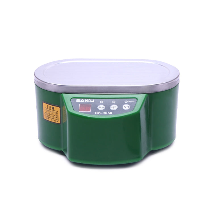 BAKU BK-9050 30W / 50W Adjustable 0.6L LCD Display Ultrasonic Cleaner, AC 110V, BK-9050 30W / 50W 0.6L 110V Green, BK-9050 30W / 50W 0.6L 110V White