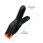 5 PCS Woodworking Photo Studio Photography Backdrop Nylon Clip Support Spring Clamp, Length: 90mm, Length: 90mm