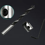 4 in 1 Woodworking Countersink Chamfer Three-Pointed High-Speed Steel Drill Bits Set, 3-6mm, 4 PCS/Set
