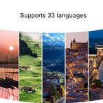 T8 Handheld Pocket Smart Voice Translator Real Time Speech Translation Translator with Dual Mic, Support 33 Languages