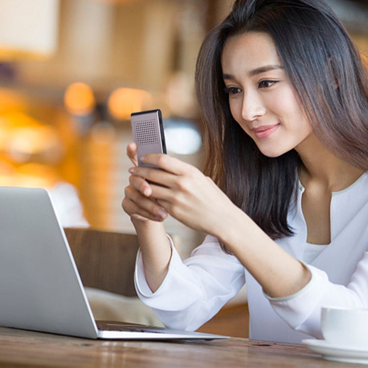 T8 Handheld Pocket Smart Voice Translator Real Time Speech Translation Translator with Dual Mic, Support 33 Languages