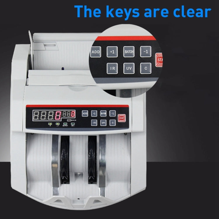 2108UV/IR Portable Multi-Currency Currency Counter, Specification: AU Plug, 220V AU Plug