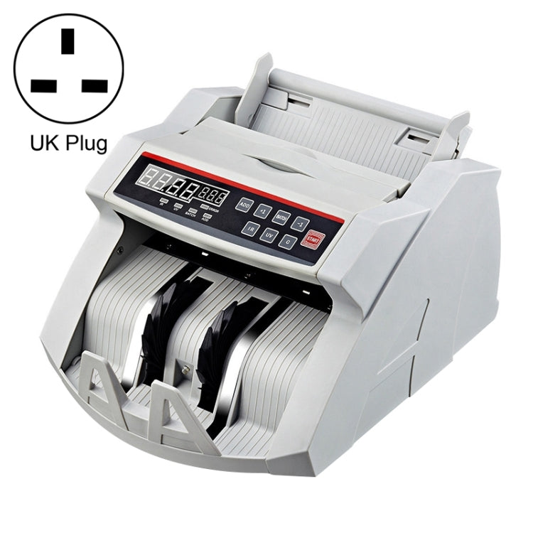 2108UV/IR 220V Multi-Currency Currency Counter, Specification: UK Plug, 220V UK Plug