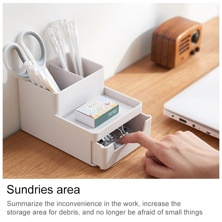 Desktop Removable Assembled Small File Storage Box, 0115-3 (Blue Green), 0115-3 (Grey White)