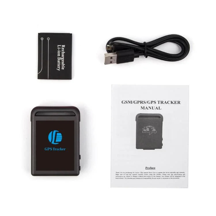 جهاز تعقب TK102B 2G GSM / GPRS / GPS صغير للسيارة مع تتبع مباشر عبر الإنترنت للأطفال، السيارات، الحيوانات الأليفة، دقة GPS: 5-15 متر، TK102B