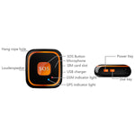 جهاز تعقب V28 على شكل عقدة GSM صغير مع LBS وWiFi وAGPS وجهاز اتصال SOS، V28