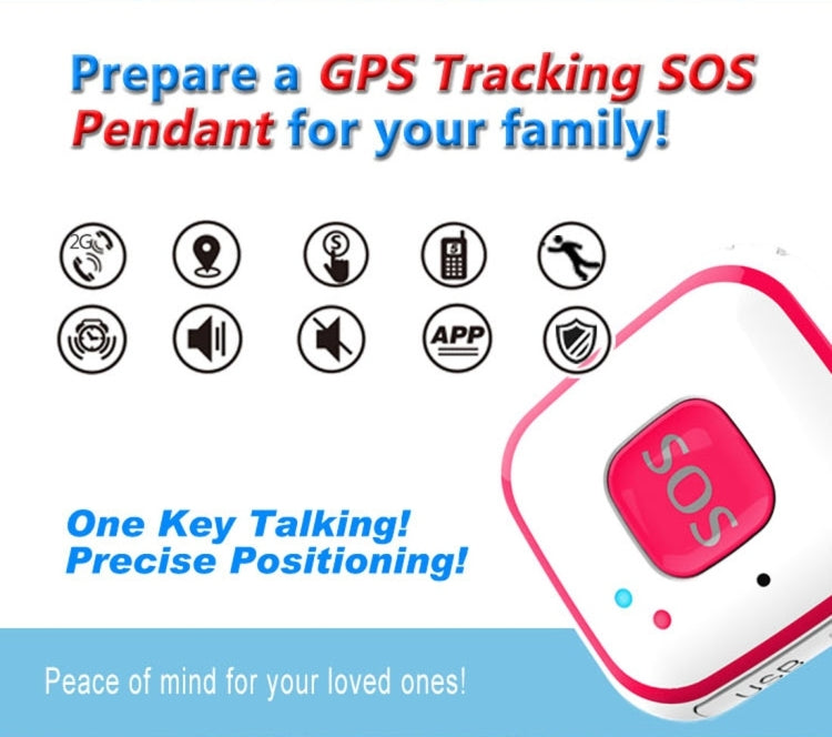 جهاز تعقب V28 على شكل عقدة GSM صغير مع LBS وWiFi وAGPS وجهاز اتصال SOS، V28