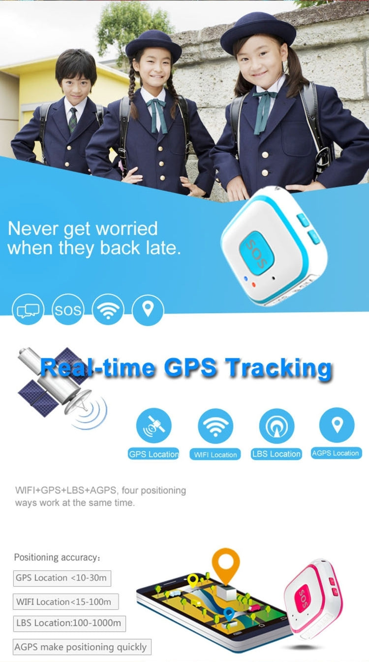جهاز تعقب V28 على شكل عقدة GSM صغير مع LBS وWiFi وAGPS وجهاز اتصال SOS، V28