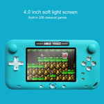 RS-52FC PSP 4.0 inch Pocket Console Handheld Game Player, Support 208 NES Classical Games