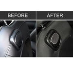 Car Seat Back Handle Carbon Fiber Decorative Sticker for BMW Mini Cooper F55 / F56, For BMW Mini Cooper JCW One F56