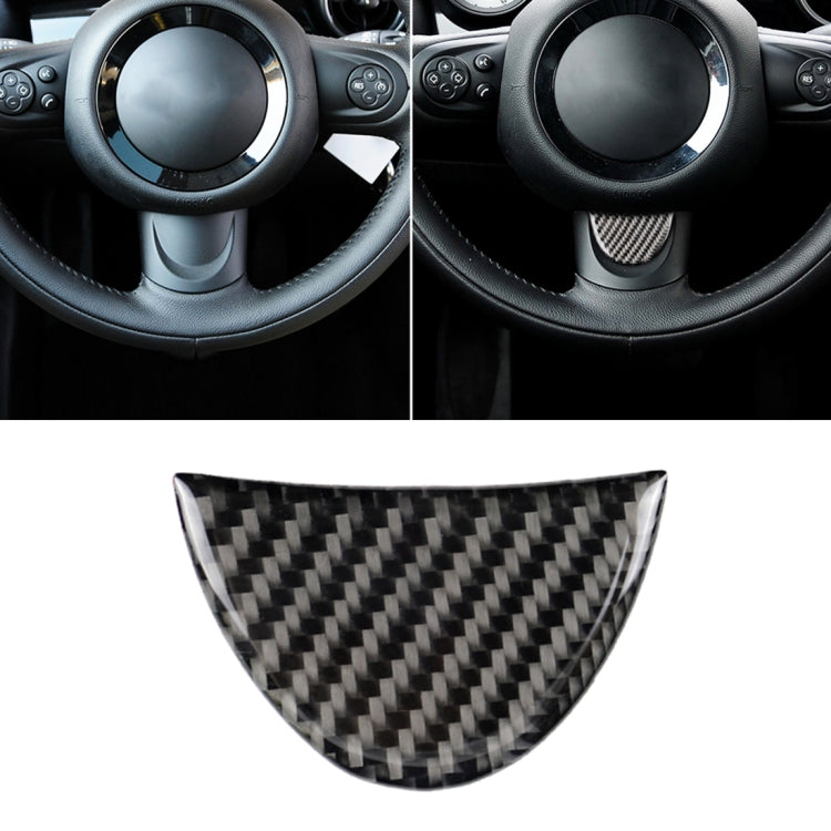 Car Steering Wheel Carbon Fiber Decorative Sticker for BMW Mini R53 / R55 / R57 / R58 / R59 / R60 / R50 / R52 / F55 / F56, For BMW Mini R53