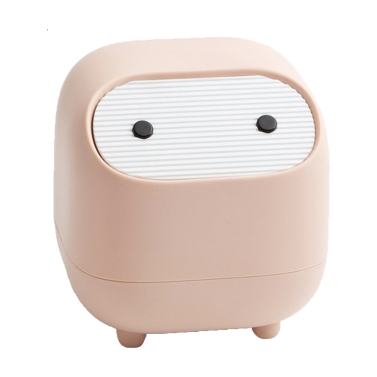 Desktop Trash Can Mini Dual-layer Push Trash Bin