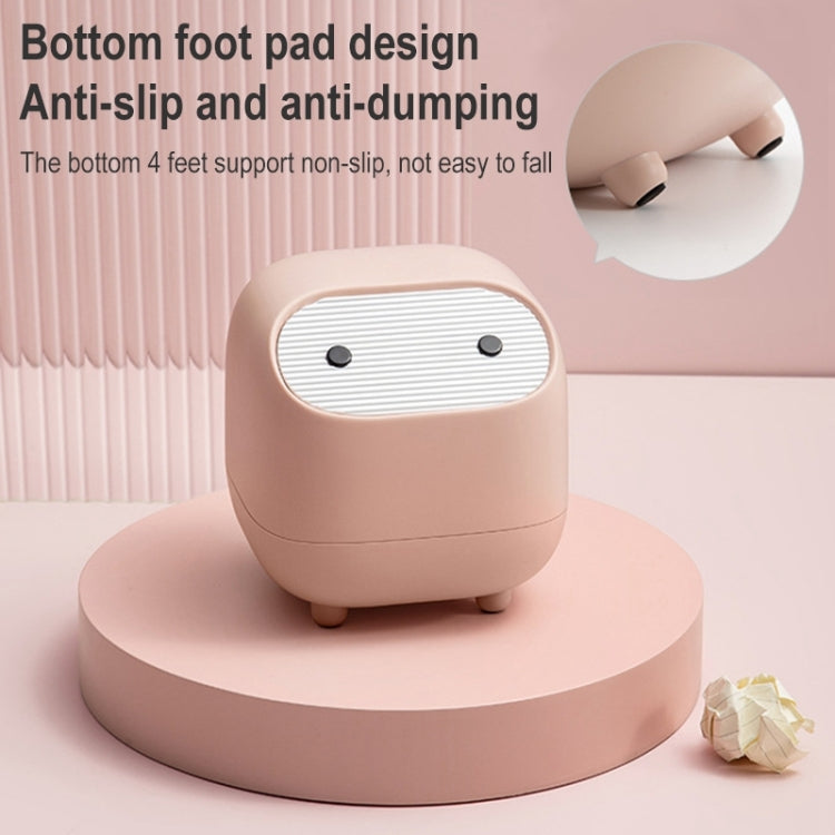 Desktop Trash Can Mini Dual-layer Push Trash Bin