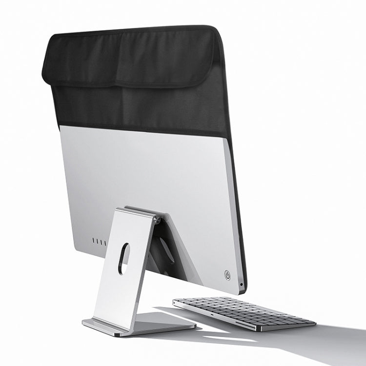 غطاء محمول مقاوم للغبار لجهاز Apple iMac مقاس 24 بوصة، غطاء شاشة كمبيوتر مكتبي Apple مع حقيبة تخزين، 24 بوصة (أسود)، 24 بوصة (رمادي)، 24 بوصة (أزرق)، 24 بوصة (بنفسجي)، 24 بوصة (أحمر)