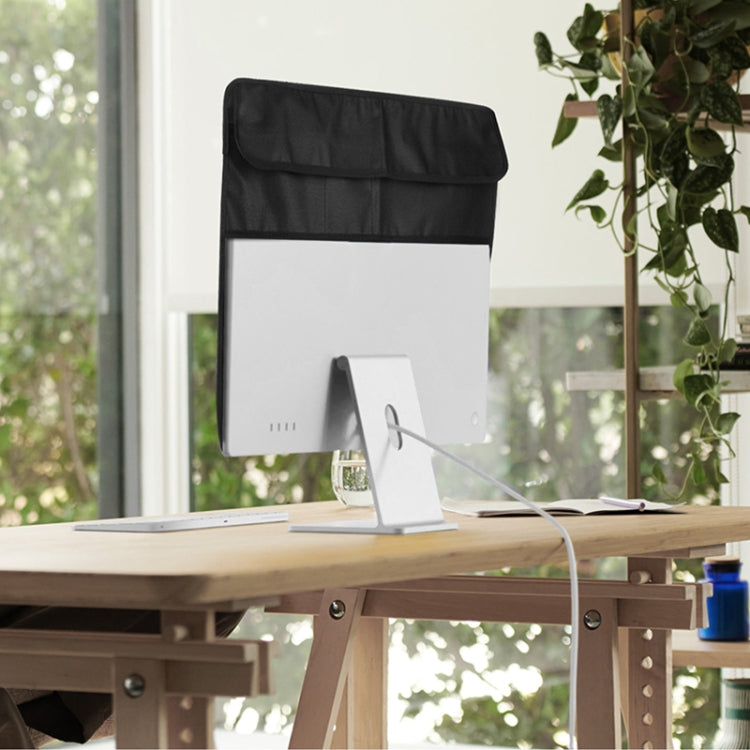 غطاء محمول مقاوم للغبار لجهاز Apple iMac مقاس 24 بوصة، غطاء شاشة كمبيوتر مكتبي Apple مع حقيبة تخزين، 24 بوصة (أسود)، 24 بوصة (رمادي)، 24 بوصة (أزرق)، 24 بوصة (بنفسجي)، 24 بوصة (أحمر)