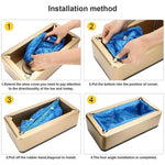 100 PCS Disposable Household T-shaped Shoe Cover, Shoe Cover