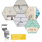 10pcs / Set Stainless Steel Hidden Wall Hook Creative Non Perforated Hanger, Non Perforated Hanger