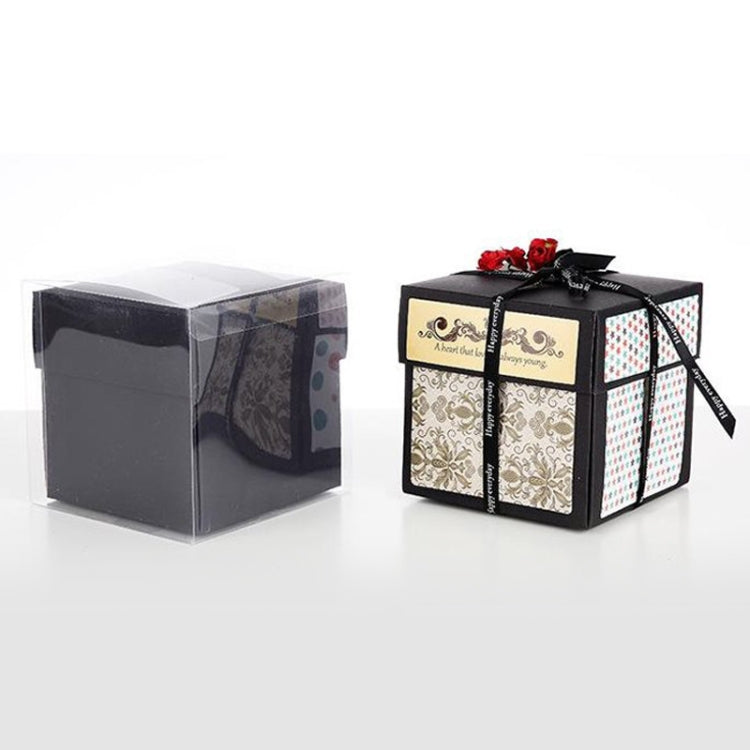 Creative DIY Handmade Photo Album Commemorative Book Surprise Explosion Gift Box, Finished + PVC Version, Handmade Photo Album