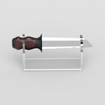 YX021-2 Acrylic Swiss Army Knife Display Knife Holder, Size: 16x4.5x5cm, YX021-2