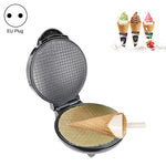 Electric Egg Roll Maker DIY Ice Cream Cone Machine Crispy Omelet Machine Pancake Machine, EU Plug, EU Plug