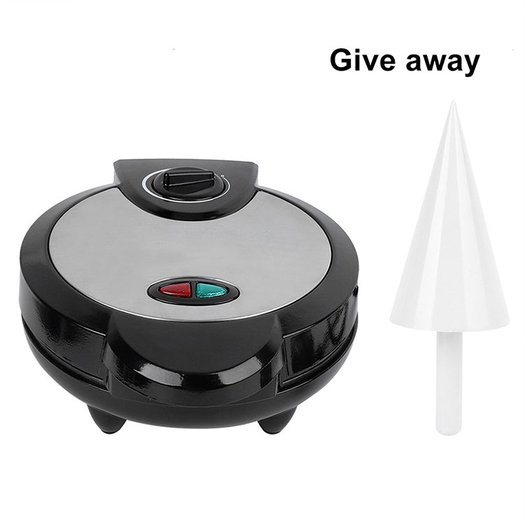 Electric Egg Roll Maker DIY Ice Cream Cone Machine Crispy Omelet Machine Pancake Machine, EU Plug, EU Plug