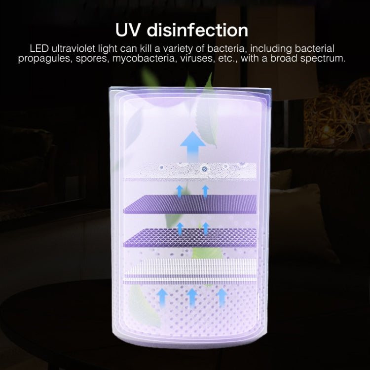 Portable Square UV Sterilization Anion Air Purifier Car Home Air Humidifier, Square UV Sterilization