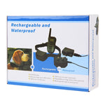 Rechargeable and Waterproof 300m Remote Pet Dog Training Collar with LCD display, 300m Remote