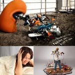 Ten Pairs Non-toxic Orange Soft Memory Foam Material Earplug for Sleeping