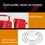 Multifunctional Portable Outdoor Camping Trip Gas Heater Gas Stove Burner, Powered by Dual Gas Tank (Not Included), Dual Gas Tank