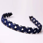 Hollow Braid Style Hair Hoop Headwear Random Color Delivery