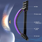 Lumbar Traction Stretching Device Posture Corrector Waist Support Spine Pain Relief Back Massage Stretcher, White Blue, White Purple, Black Green, Black Blue, Black Purple, Black Red, Red White, White Green