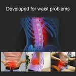 Lumbar Traction Stretching Device Posture Corrector Waist Support Spine Pain Relief Back Massage Stretcher, White Blue, White Purple, Black Green, Black Blue, Black Purple, Black Red, Red White, White Green