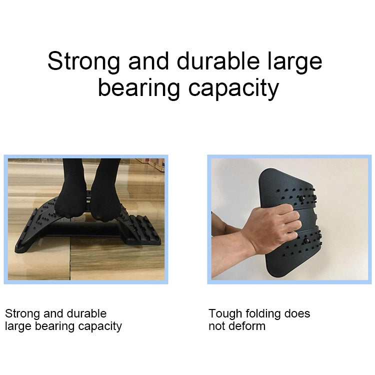 Lumbar Traction Stretching Device Posture Corrector Waist Support Spine Pain Relief Back Massage Stretcher, White Blue, White Purple, Black Green, Black Blue, Black Purple, Black Red, Red White, White Green