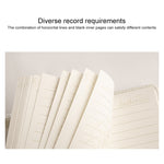 B6 Retro PU Cover Notebook Diary Book with Password Lock