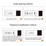 B6 Retro PU Cover Notebook Diary Book with Password Lock