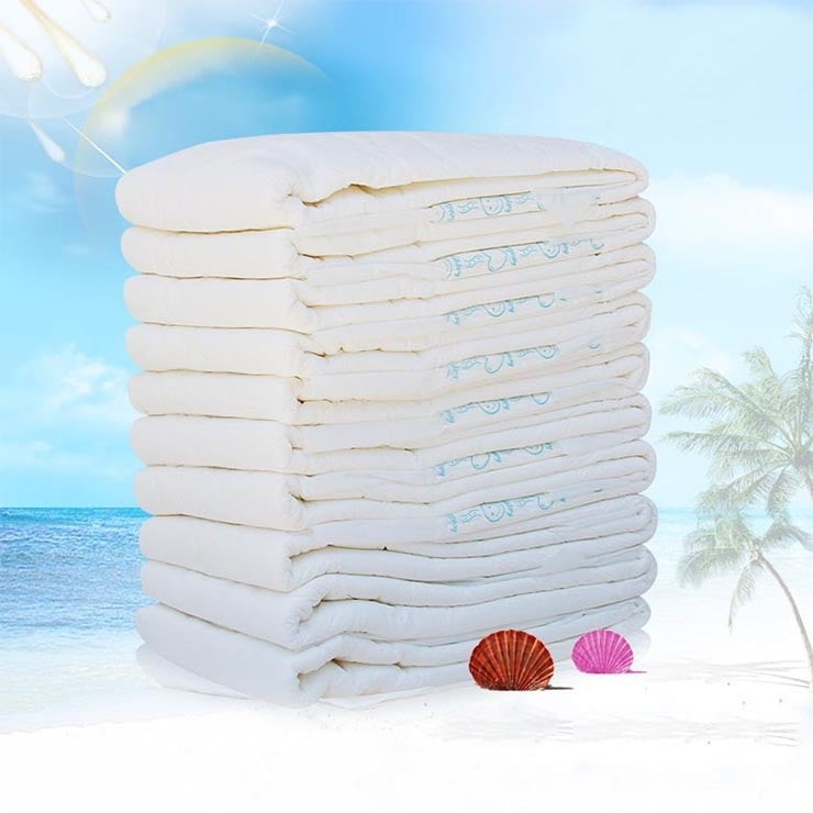 KANG YI DOCTOR Adult Diapers Cloth for Disabled Old Women and Men Disposable Nappy Incontinence, L, Suitable for waistline: 1.7-2.5 Feet, L 10pcs