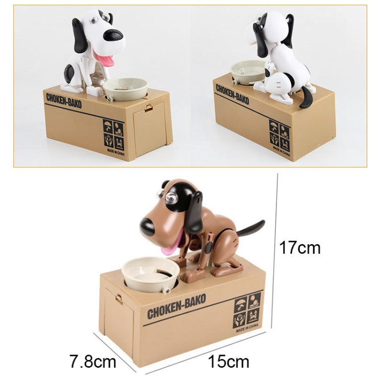 Creative Cartoon Edacious Puppy Automatic Money Eating Coin Saving Box, Dog Bank