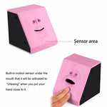 Face Bank Automatic Money Eating Box Coin Saving Box, Face Bank