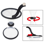 Vortex Bank Decompression Transparent Funnel Gravity Rotating Coin Storage Box, Funnel