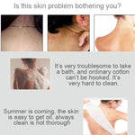 Multi-function Electric Waterproof Bath Cleansing Brush Long-handled Massage Brush, with 4 Brush Heads