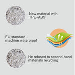 Multi-function Electric Waterproof Bath Cleansing Brush Long-handled Massage Brush, with 4 Brush Heads