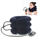 Household Full Cashmere Cervical Traction Instrument Neck Protection Inflatable Cervical Spine Massage Instrument, Full Cashmere (Rose Red), Full Cashmere (Black), Full Cashmere (Coffee), Full Cashmere (Grey), Full Cashmere (Blue), Full Cashmere (Purple)