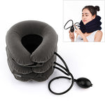 Household Full Cashmere Cervical Traction Instrument Neck Protection Inflatable Cervical Spine Massage Instrument, Full Cashmere (Rose Red), Full Cashmere (Black), Full Cashmere (Coffee), Full Cashmere (Grey), Full Cashmere (Blue), Full Cashmere (Purple)