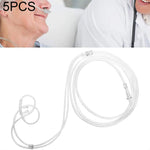 5 PCS Household Disposable Double-hole Nasal Oxygen Tube Pipe Oxygen Supply Tubing, Length: 8m, Length: 8m