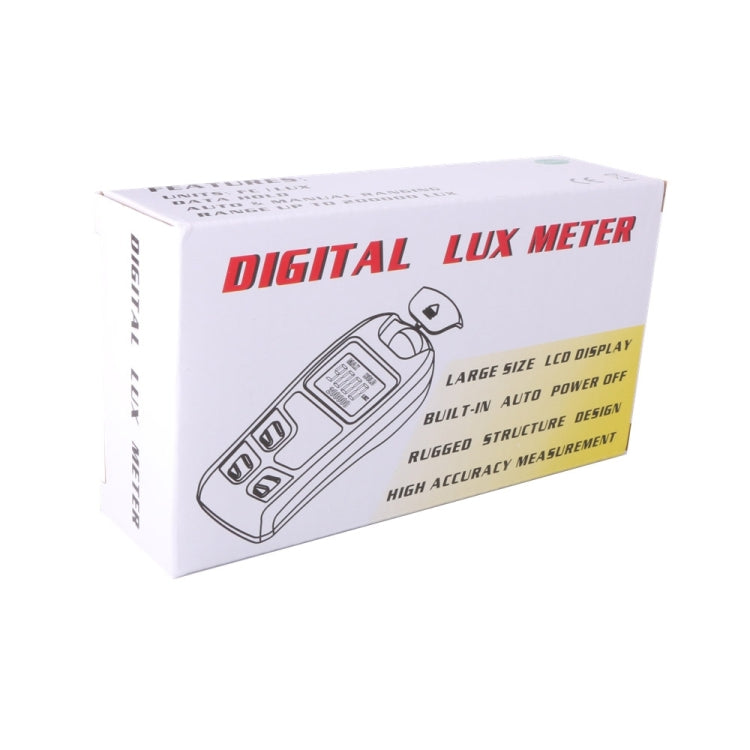 جهاز قياس شدة الإضاءة الرقمي المحمول بشاشة LCD MT-30 للمصانع / المدارس / المنازل، مدى القياس: 0.1-200,000 لوكس، MT-30
