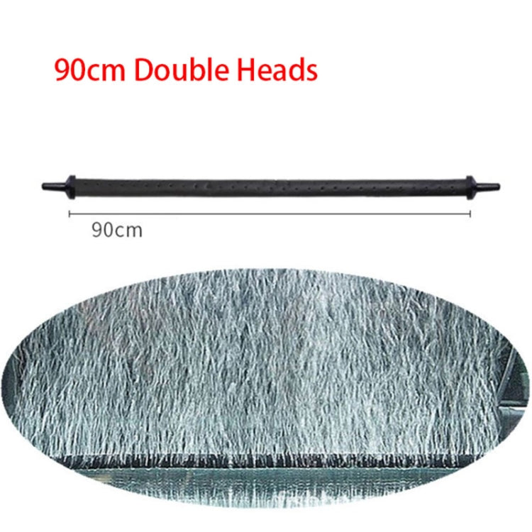 90cm Double Heads Aquarium Pump Bubble Bar Hose Aquarium Accessories Air Oxygen Strip Diffuser for Aquariums and Fish Tanks, 90cm Double Heads