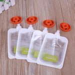 50 PCS Puree Extruder Squeeze Pouch Food Distribution Storage Bag, Compatible with HC14554 Food Dispenser, Storage Bag