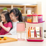 50 PCS Puree Extruder Squeeze Pouch Food Distribution Storage Bag, Compatible with HC14554 Food Dispenser, Storage Bag