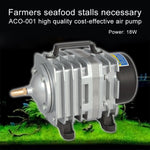 ACO-001 18W 38L/Min Electromagnetic Air Pump Compressor Seafood Fish Tank Increase Oxygen Air Flow Spliter, US Plug, ACO-001