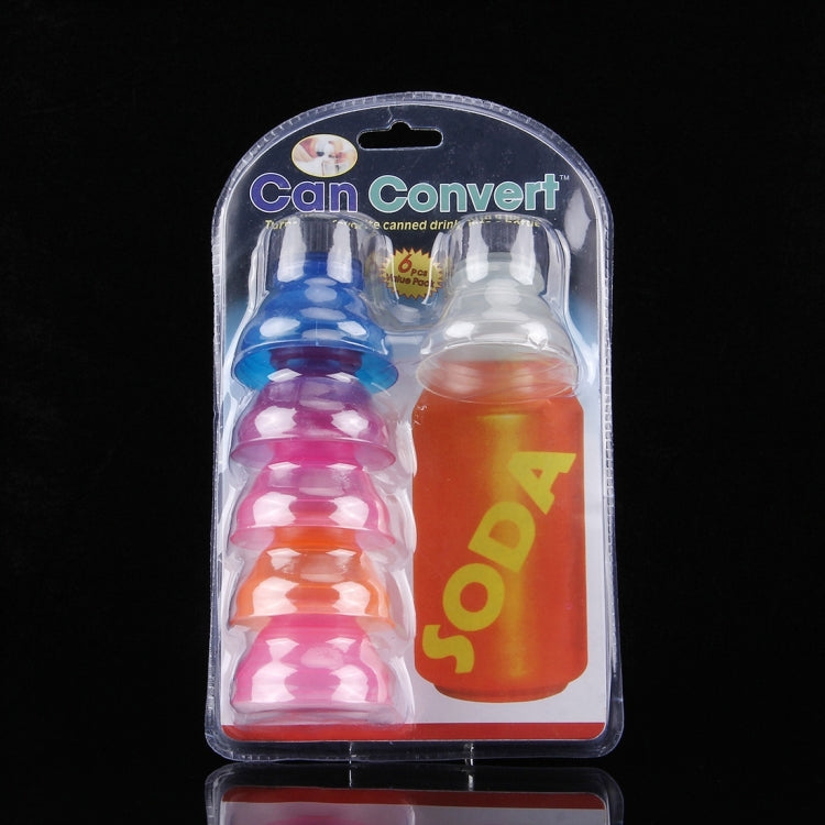 6 PCS Beverage Can Dustproof Seal Caps, Diameter: about 6cm, 6 PCS